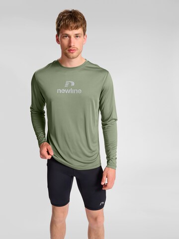 T-Shirt fonctionnel 'BEAT' Newline en vert : devant