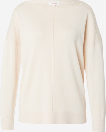 Pullover di s.Oliver in beige: frontale