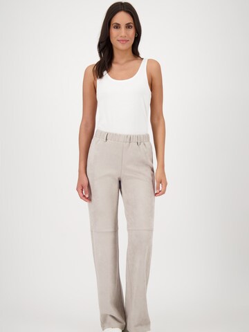 Regular Pantaloni de la monari pe gri