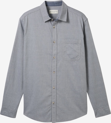 Chemise TOM TAILOR en bleu : devant