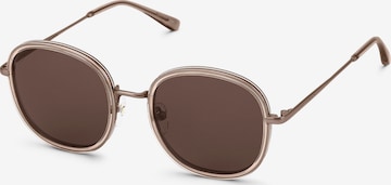 Kapten & Son Sunglasses 'Rotterdam Transparent Hazel Brown' in Brown: front