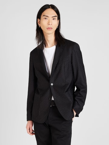 Coupe regular Veste de costume 'Hanry' BOSS Black en noir : devant