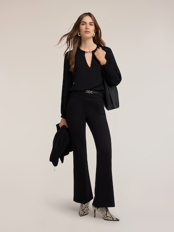 MOTIVI - Acampanado Pantalón en negro