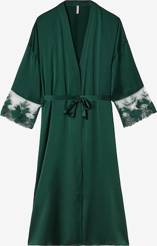 INTIMISSIMI Dressing Gown 'This Is Me...Now' in Green: front