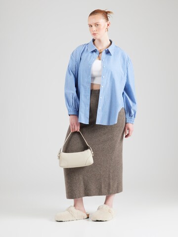 Camicia da donna 'Cararja' di ONLY Carmakoma in blu