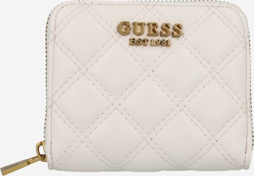 GUESS Portemonnaie 'BRENTON' in Beige: predná strana