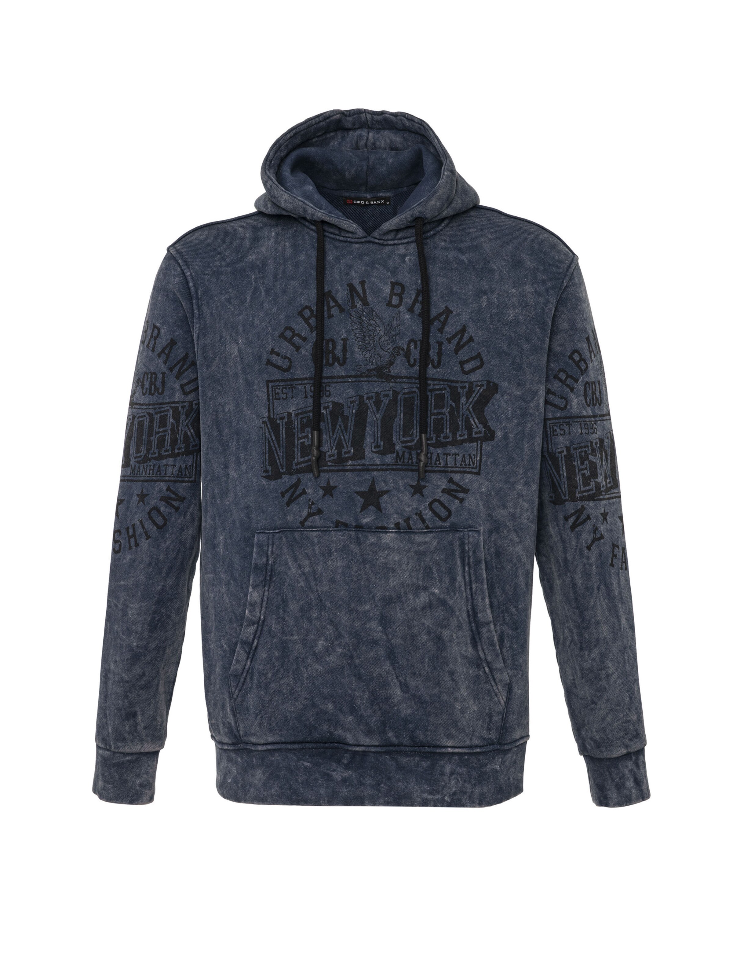 CIPO & BAXX Sweatshirt in Blauw: voorkant