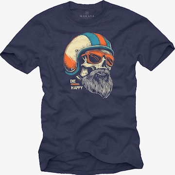 MAKAYA Shirt in Blue: front