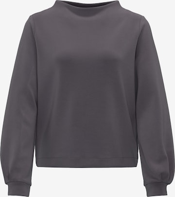 Sweat-shirt OPUS en gris : devant