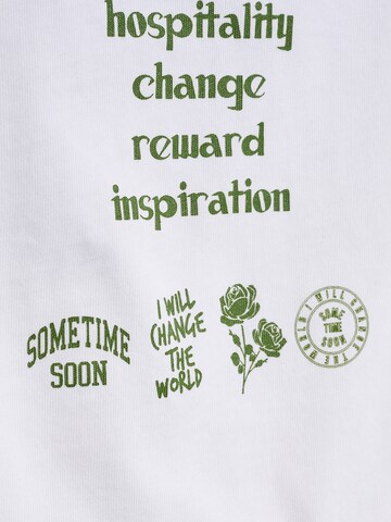 SOMETIME SOON Shirt 'Karma' in Wit