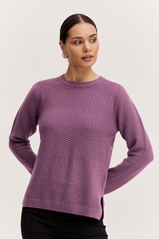 b.young Strickpullover in Lila: predná strana