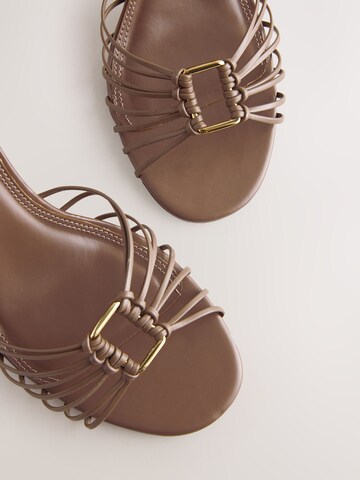 Sandales à lanières Next en beige