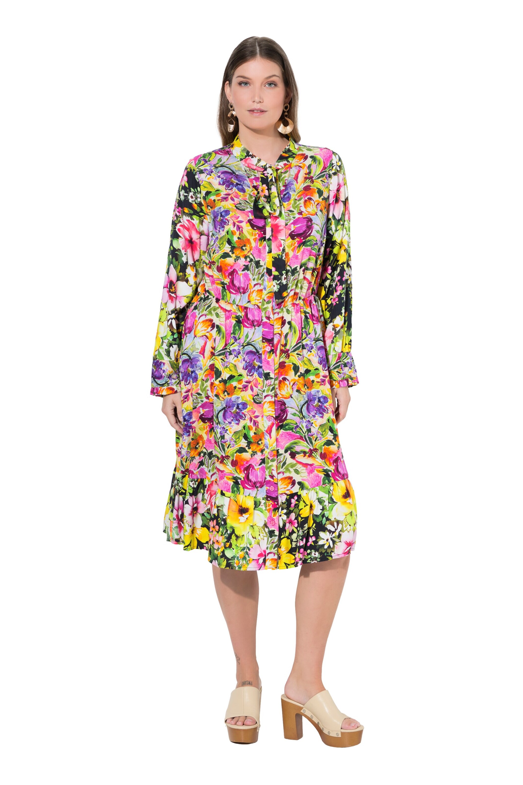 Ulla Popken Kleid in Mischfarben