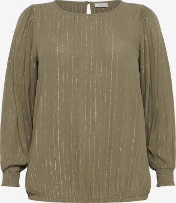 KAFFE CURVE Bluse 'KClio' i brun: forside