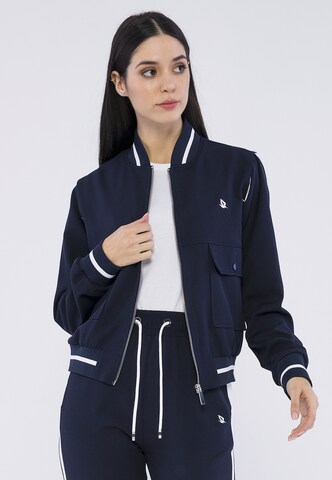 Giorgio di Mare Between-Season Jacket in Blue: front