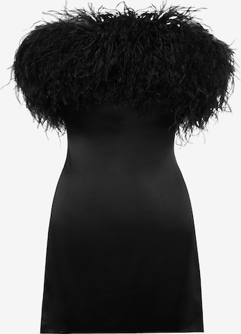 Robe de cocktail 'Melody' Anse Victorin en noir : devant