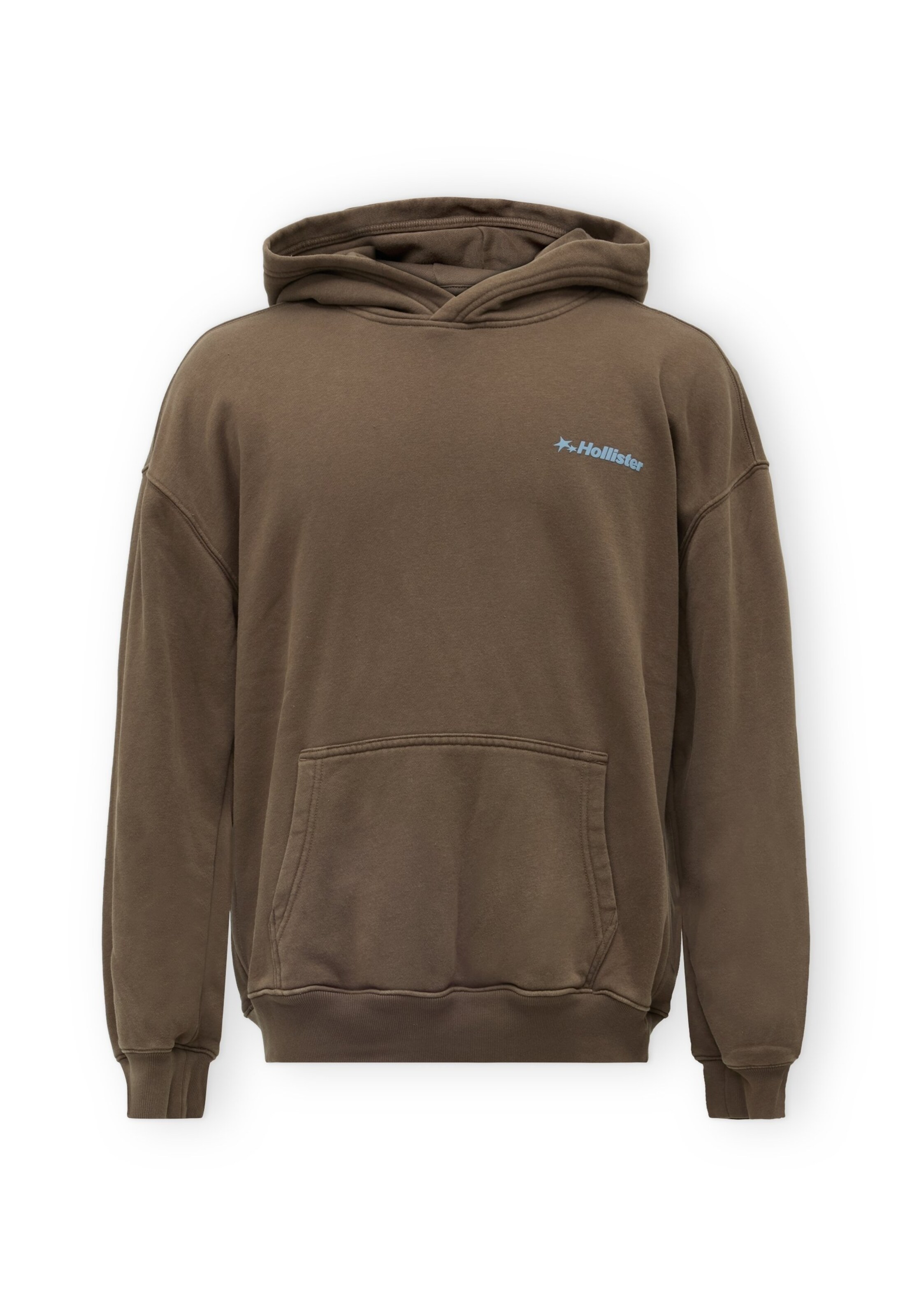 HOLLISTER Sweatshirt in Braun: Vorderseite