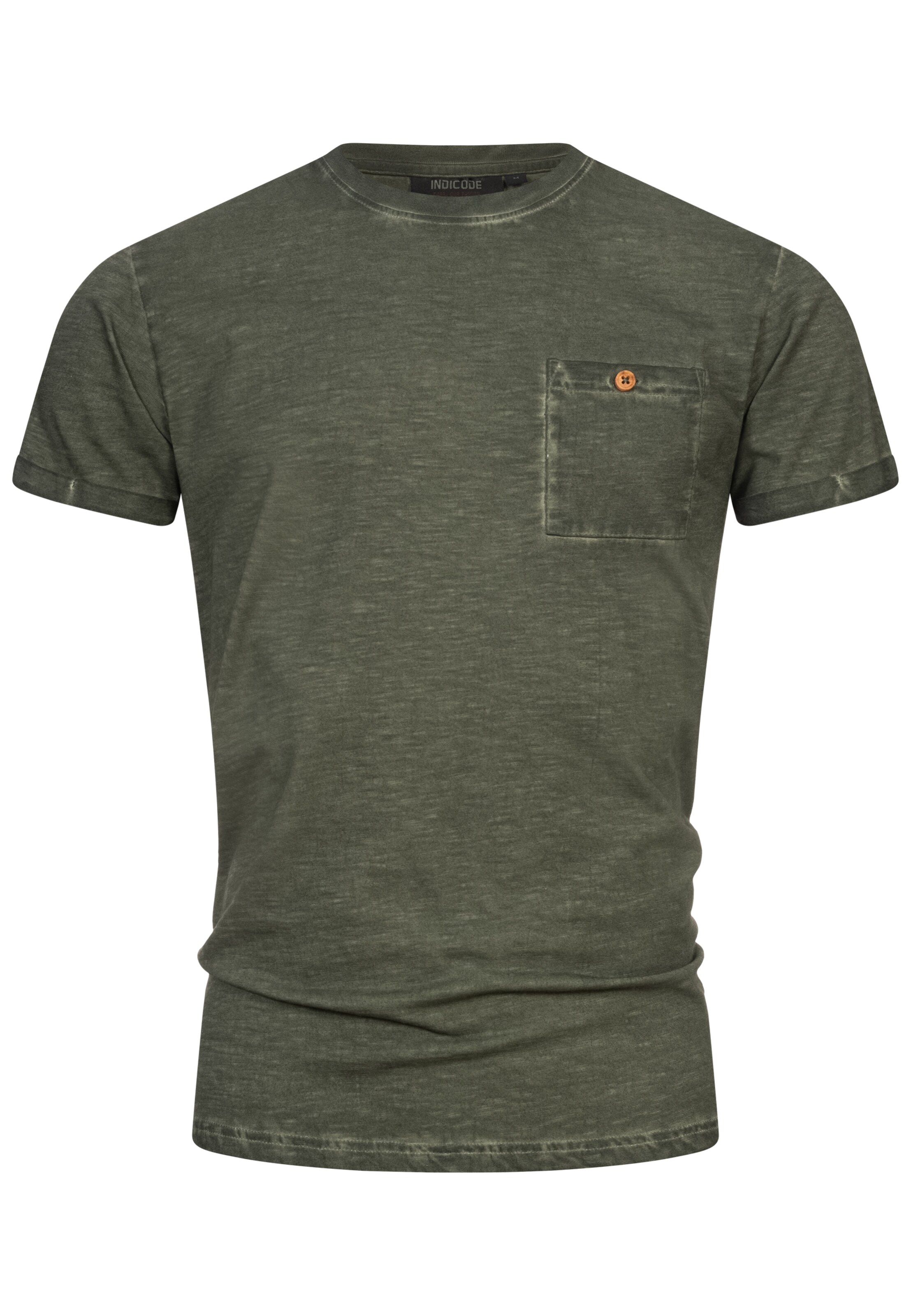 T-Shirt 'Kilmon' INDICODE JEANS en vert : devant