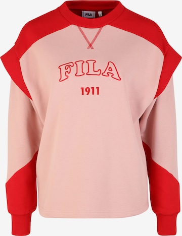 FILA Sweatshirt 'TIARET' in Roze: voorkant