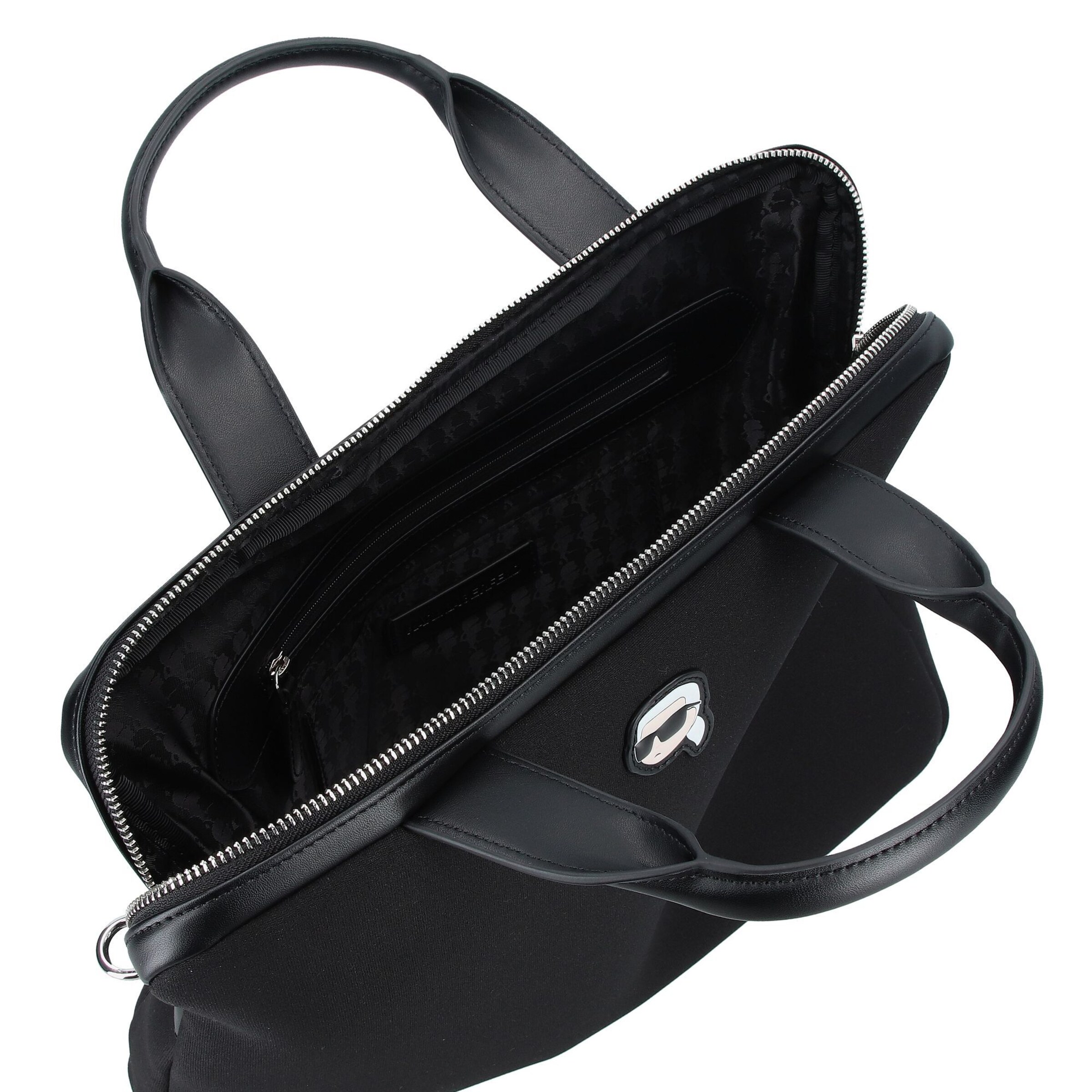 Sac d’ordinateur portable Karl Lagerfeld en noir