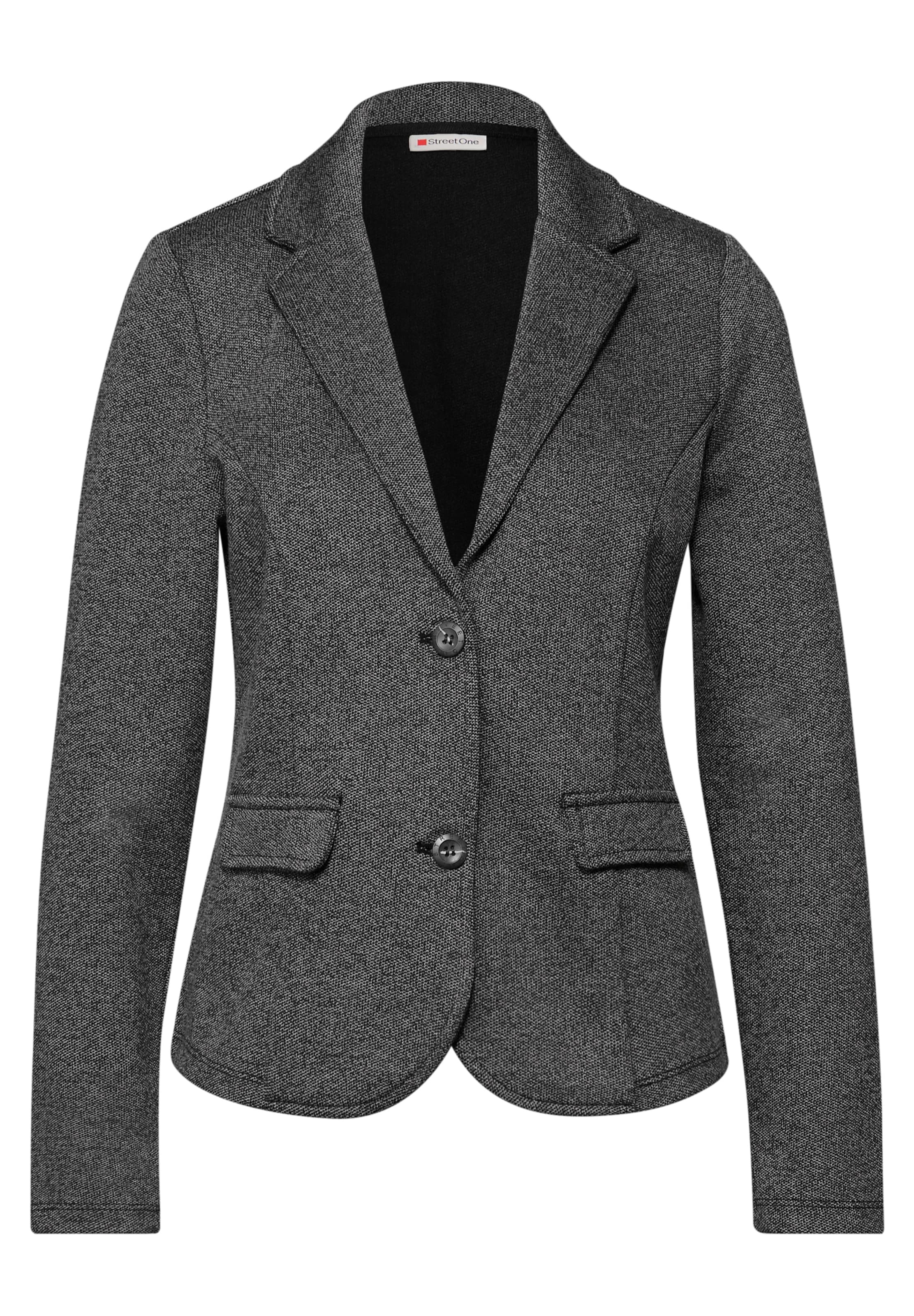 STREET ONE Blazer in Black: front