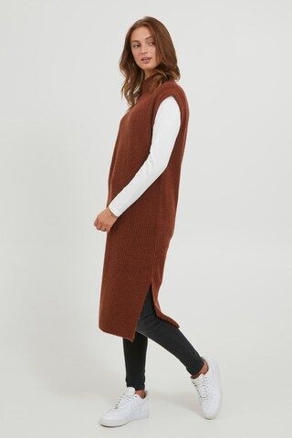 b.young Knitted dress 'BYNORA' in Brown