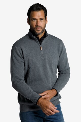 JP1880 Sweater in Grey: front