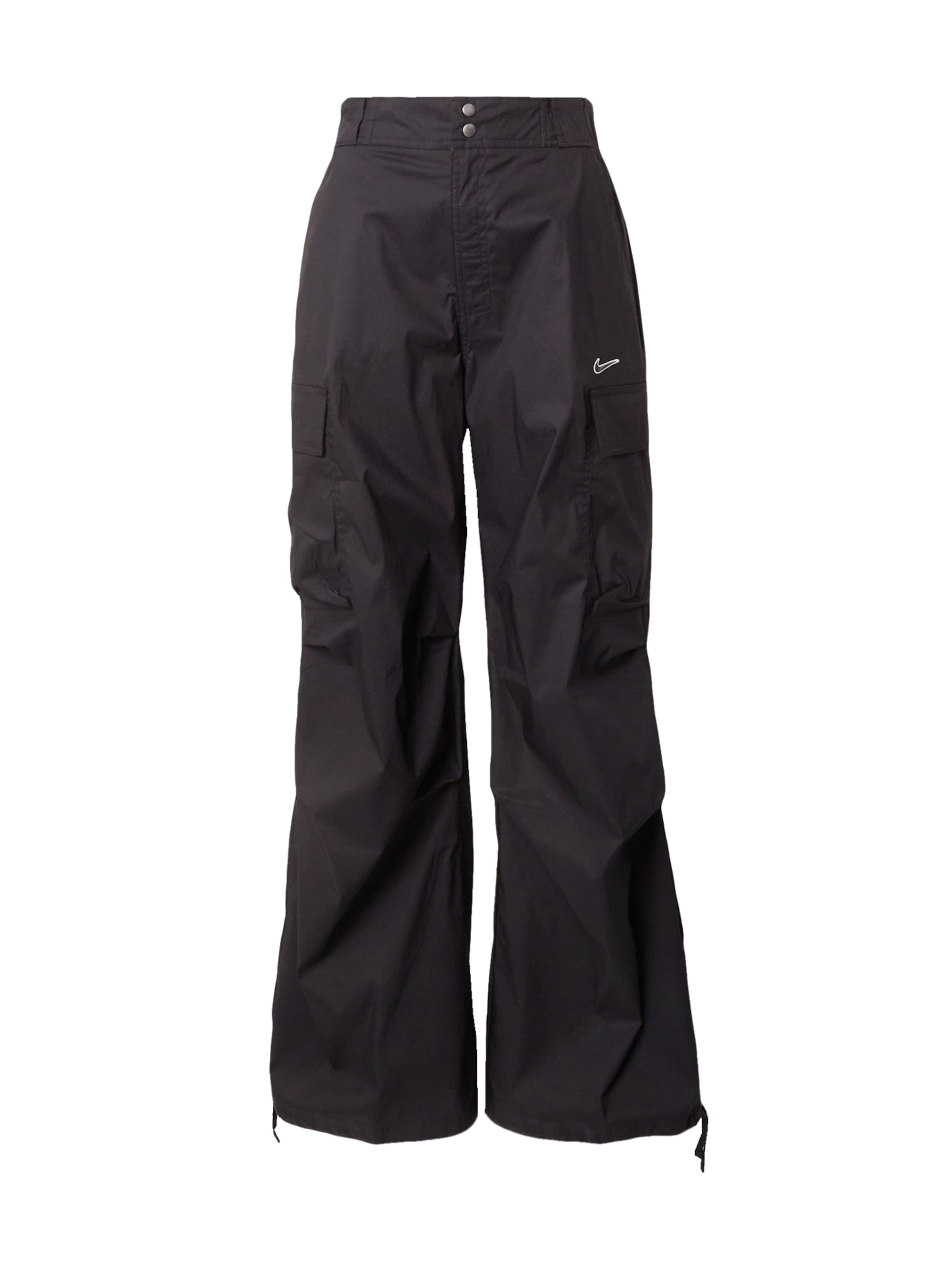 Wide Leg Pantalon cargo Nike Sportswear en noir : devant