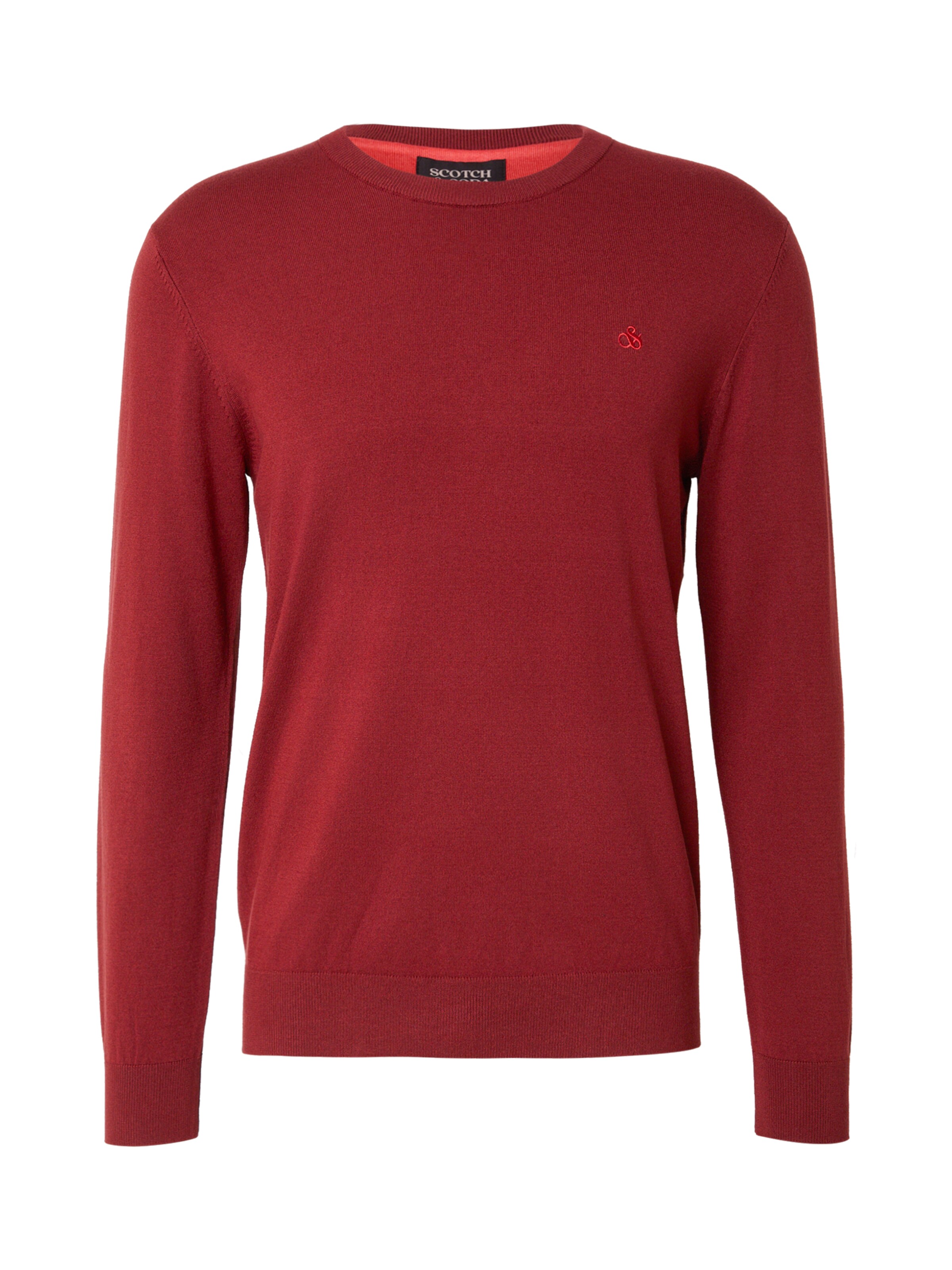 SCOTCH & SODA Svetr 'Seasonal Core' – červená: přední strana