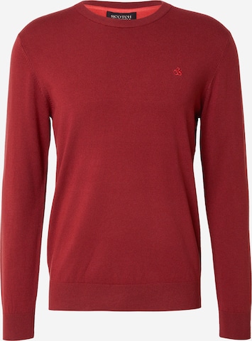 SCOTCH & SODA Svetr 'Seasonal Core' – červená: přední strana