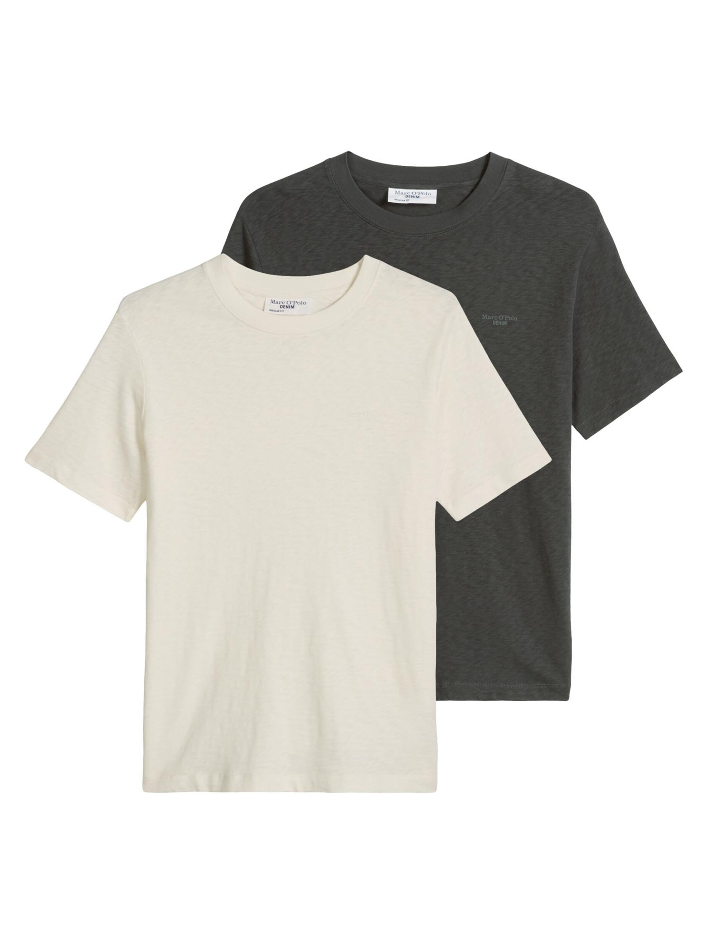 Marc O'Polo DENIM Shirt 'Basic' in Grey: front