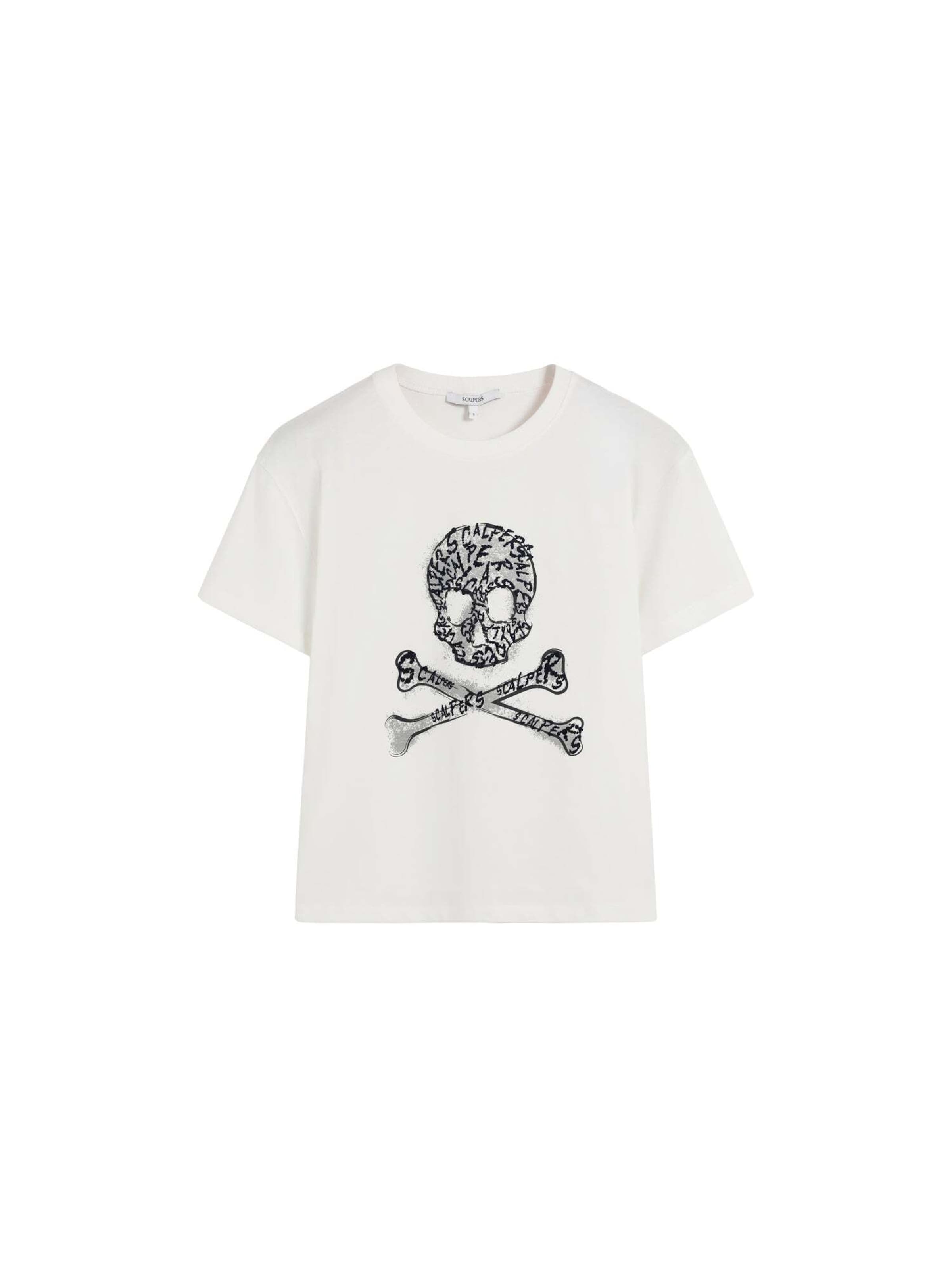 Scalpers Shirt in Weiß: Vorderseite