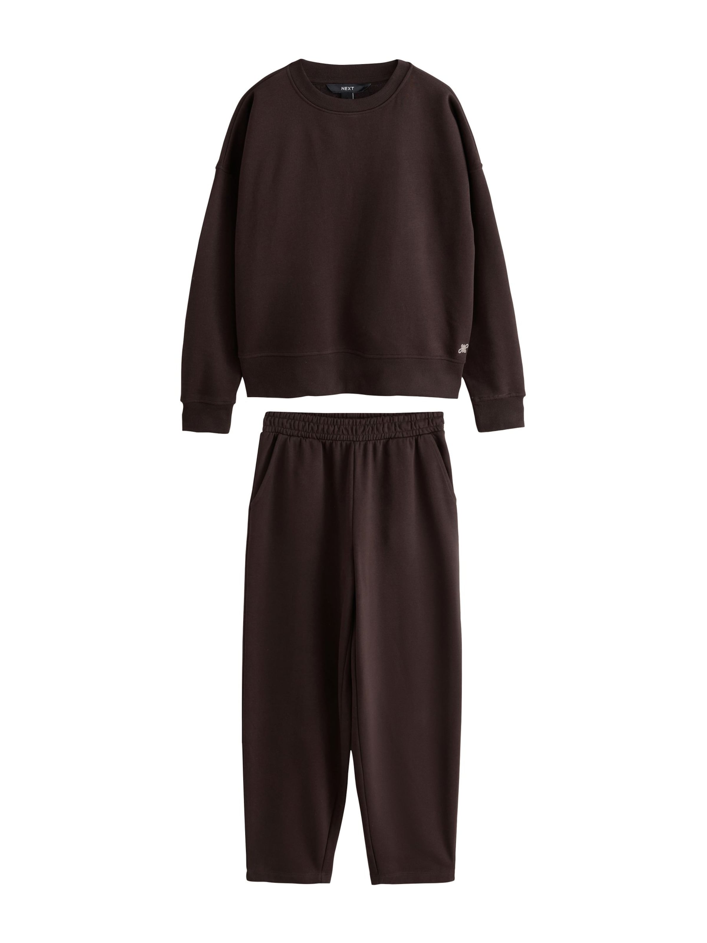 Next Sweat suit in Brown: front