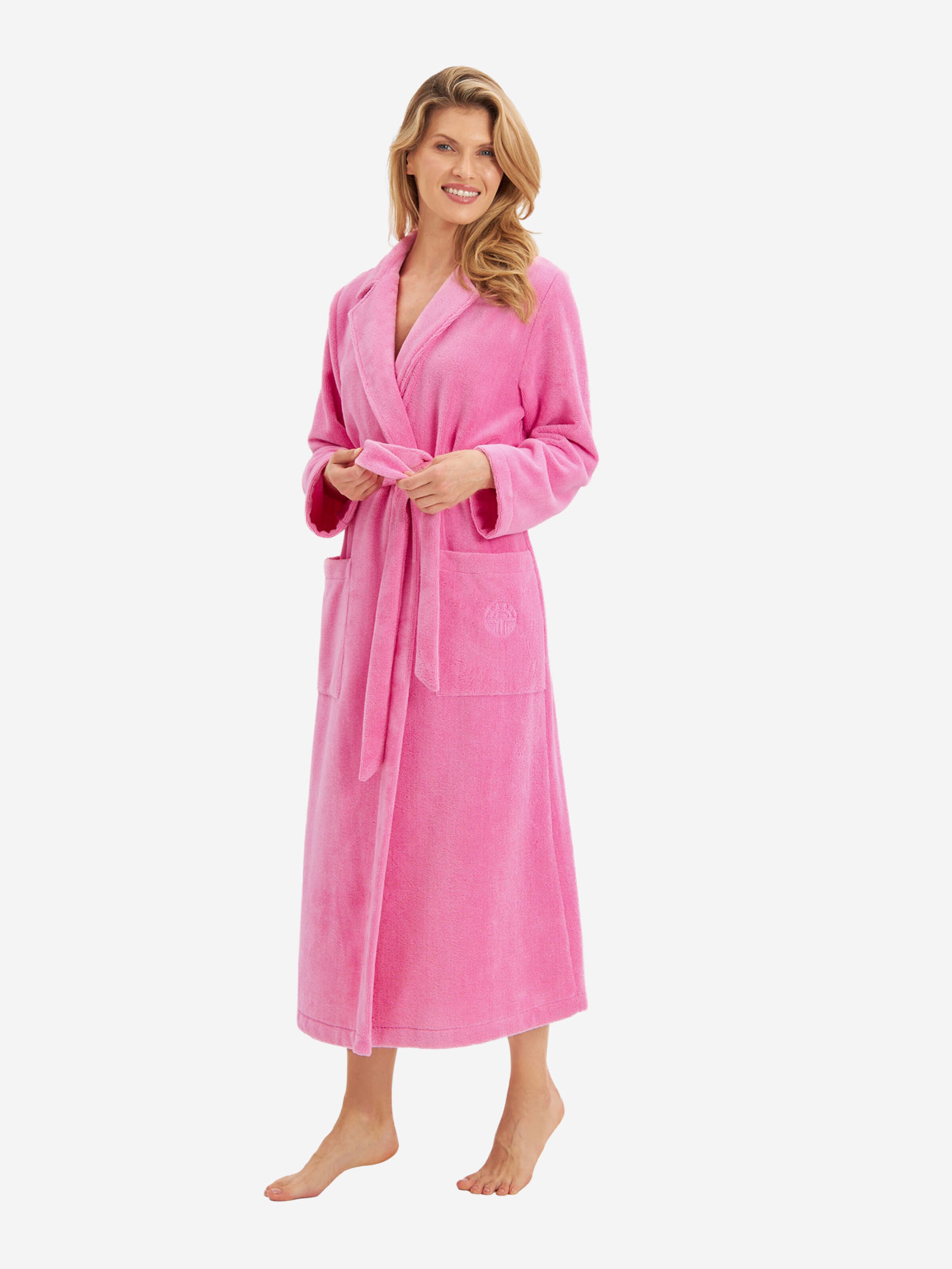 FÉRAUD PARIS Morgenmantel ' Spa ' in Pink: Vorderseite