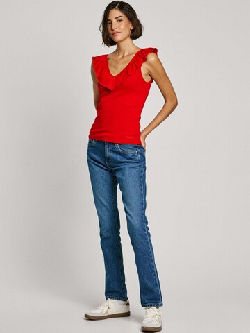 Pepe Jeans Top 'Millie' in Rot