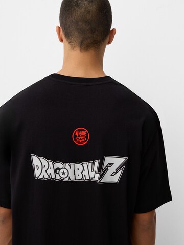 T-Shirt Bershka en noir