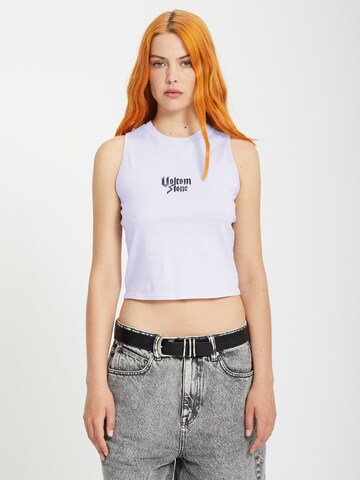 Volcom Top 'Stoneher' in Lila: voorkant