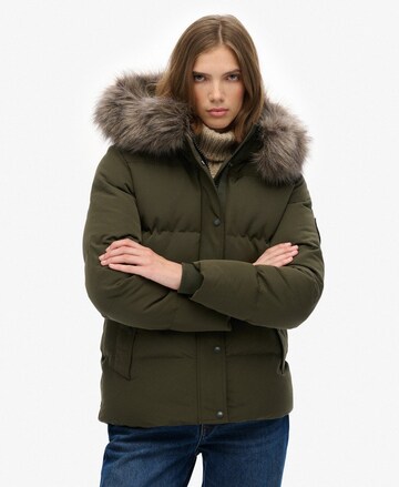 Superdry Winterjas 'Everest' in Groen