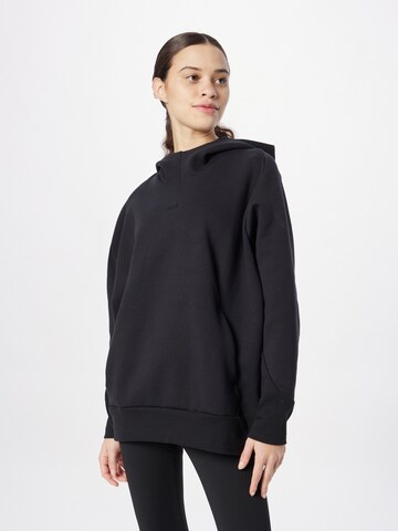 ADIDAS SPORTSWEARSportska sweater majica 'Z.N.E.' - crna boja: prednji dio