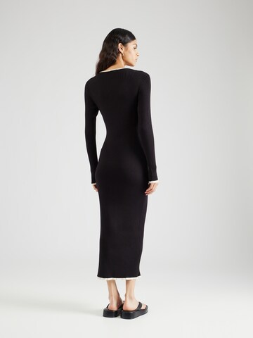 Lindex Knitted dress 'Jade' in Black