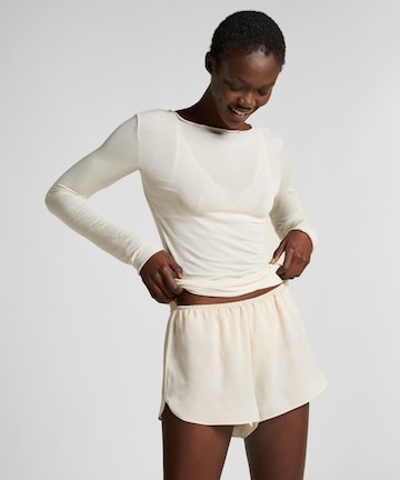 Hunkemöller Korte pyjama in Wit