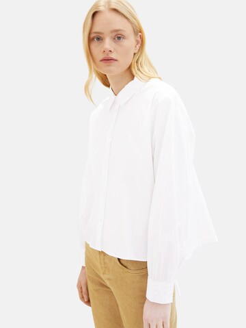 TOM TAILOR DENIM - Blusa en blanco