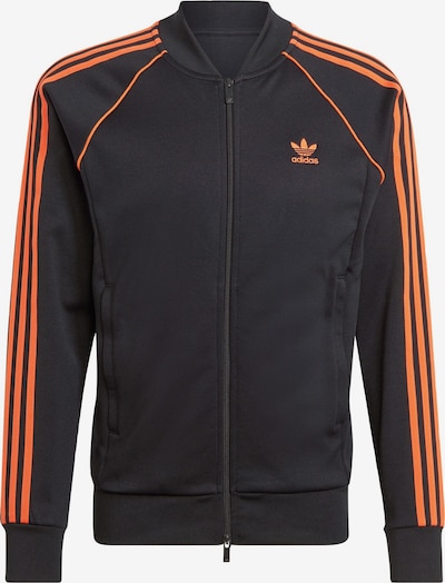 ADIDAS ORIGINALS Sweatjacke 'Adicolor Classics Sst' in orange / schwarz, Produktansicht