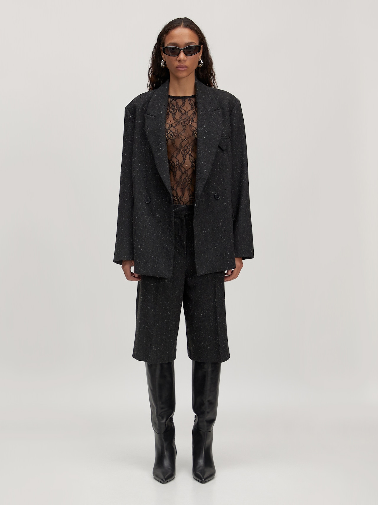 EDITED Produkte Shirtbody 'Janiya' schwarz