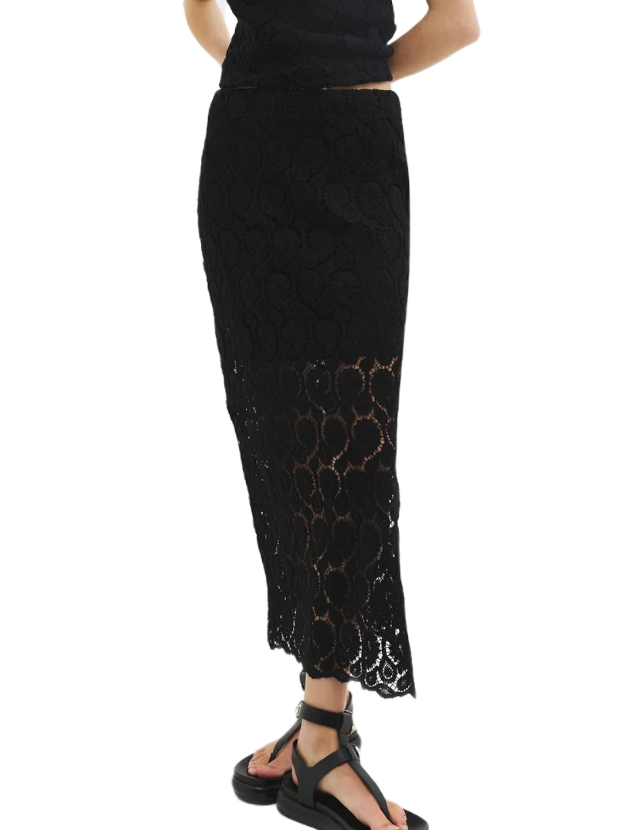 No Matter What Skirt in Black: front