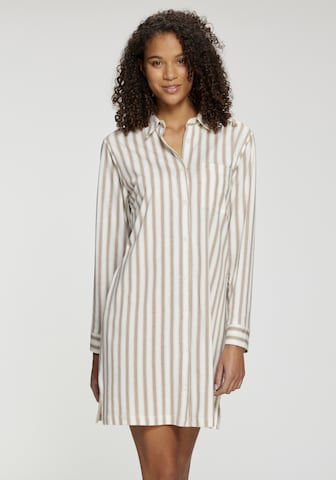 Camicia da notte di VIVANCE in marrone: frontale