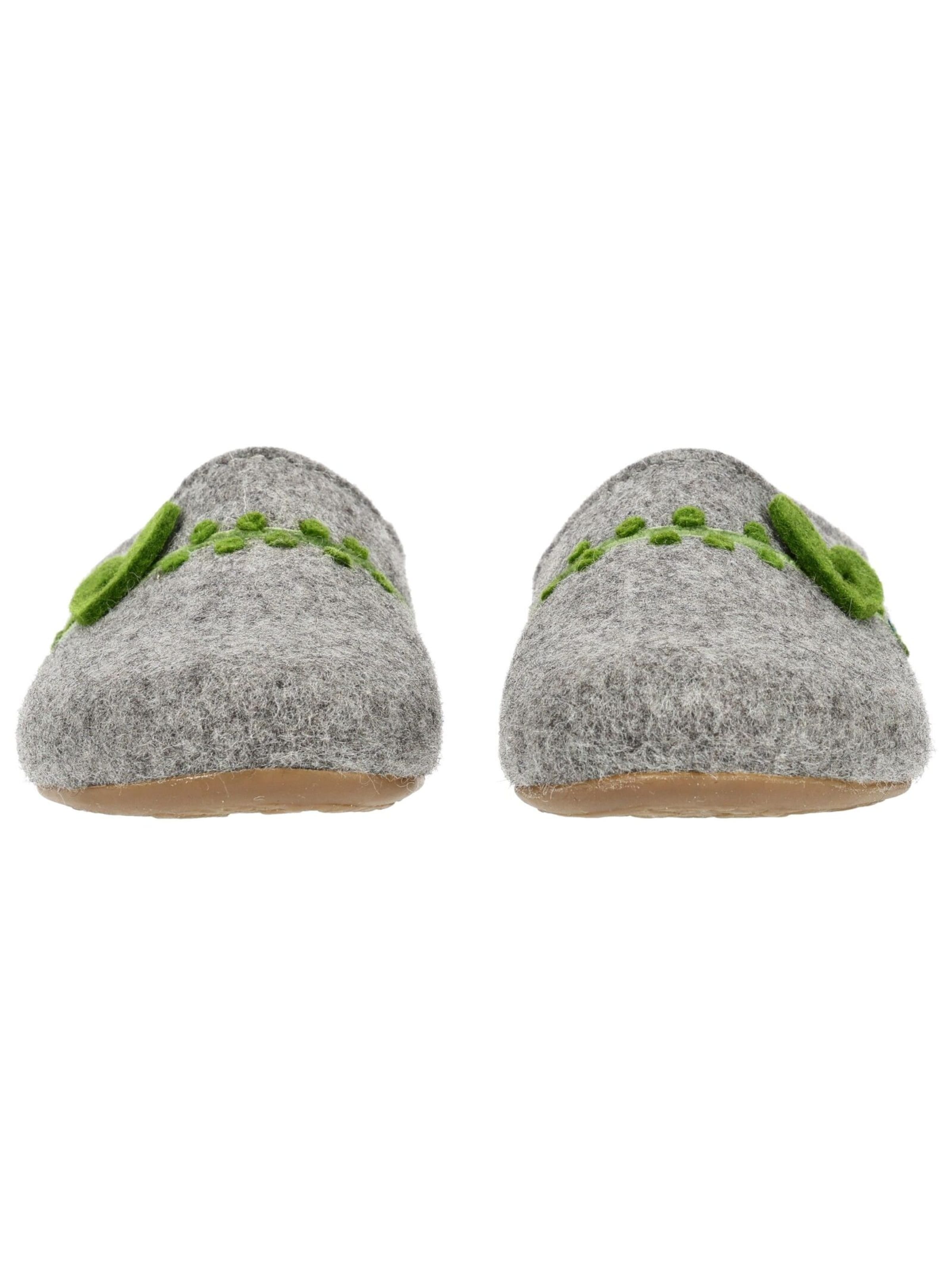 Pantoufle HAFLINGER en gris