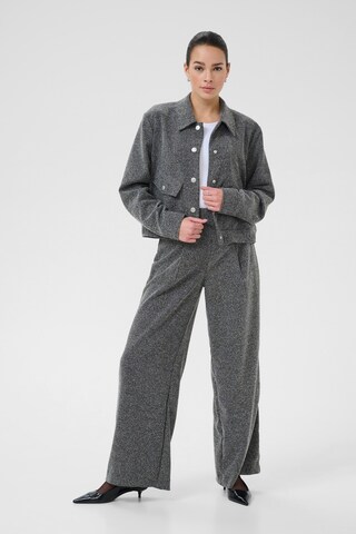 Wide Leg Pantalon 'KAAlba' Kaffe en noir