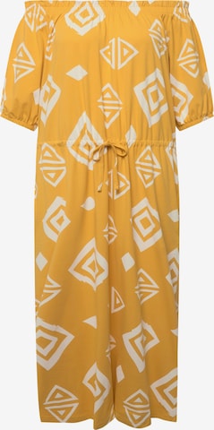 Robe Ulla Popken en jaune : devant