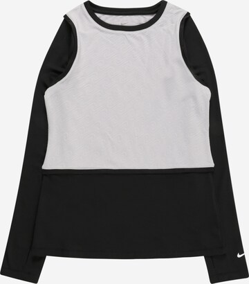 NIKE Sportshirt in Grau: front